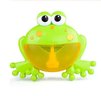 frog bubble machine bath toy
