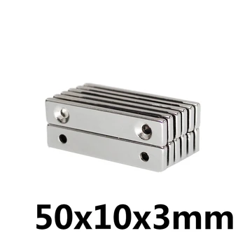 

5~100PCS 50x10x3 mm Powerful N35 Magnets 50mmX10mm Long Sheet Permanent Magnet 50x10x3mm Super Strong Neodymium Magnet 50*10*3