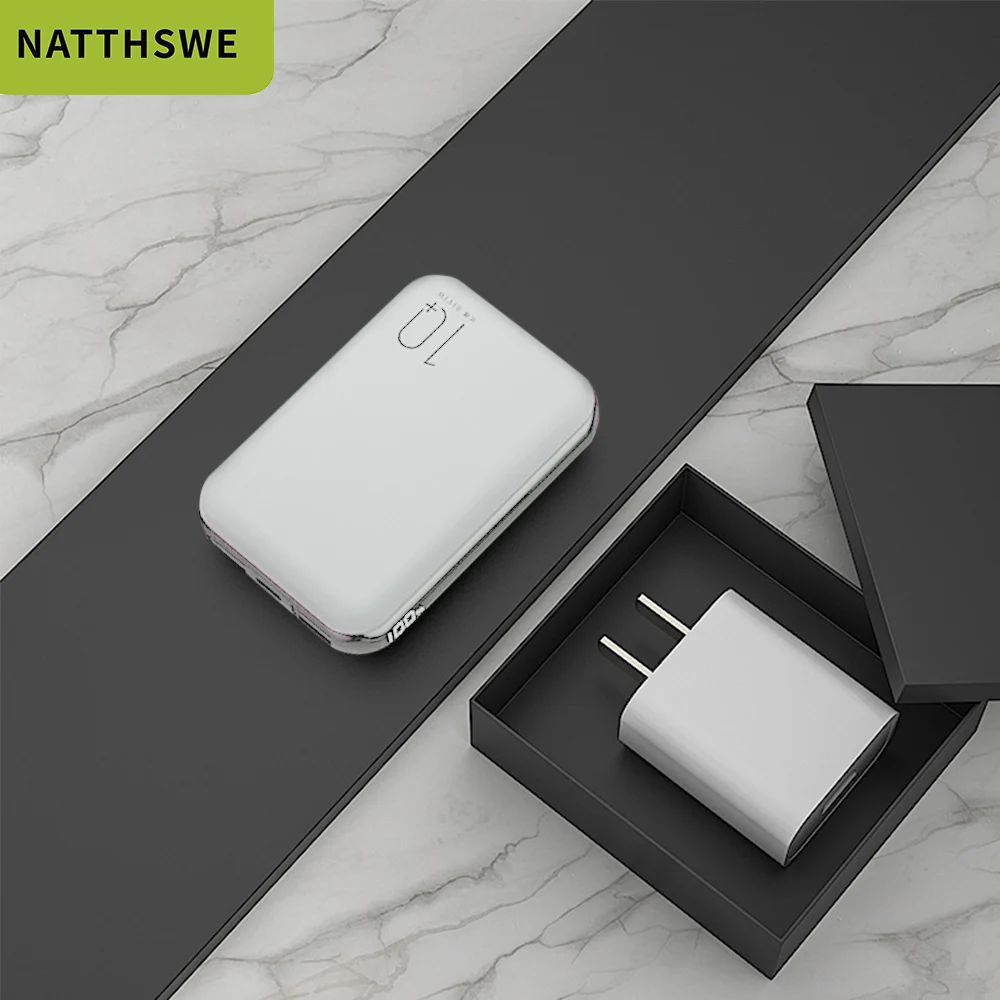 NATTHSWE, 30000 мАч, внешний аккумулятор, внешний аккумулятор, USB внешний аккумулятор, портативное зарядное устройство для мобильного телефона Xiaomi, iphone, huawei