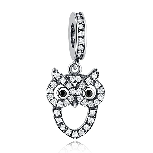 925 пробы, Серебряная кошка, эмаль, дельфин, фламинго, животное, талисманы, подходят к оригинальному браслету Pandora, ожерелье, Аутентичные бусины, ювелирные изделия - Цвет: PY1398