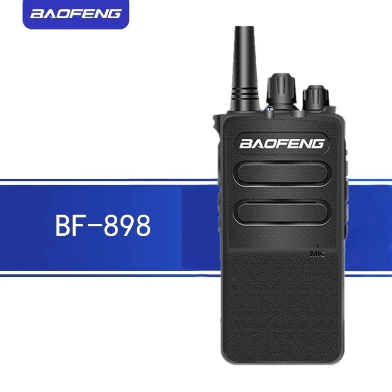 

2PCS BAOFENG BF898 Walkie talkie Uhf 2 way radio BF-898 5W UHF 400-470MHz 16CH Portable Transceiver