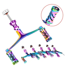

Fishing Reel Handle Dual Arm Aluminum Alloy Metal Rocker Arm Replacement Spinning Reel Handle Grip Fishing Tackle Accessories