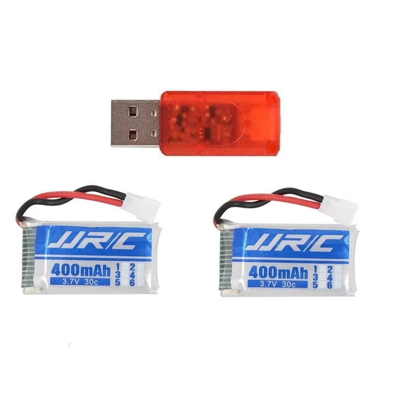 Зарядное устройство Lipo Батарея 3,7 v 400 мА/ч, 30C для JJRC H31/JJRC H43hw Дрон Li-Батарея JJRC H31 Lipo Батарея+(5in1) Кабель зарядного устройства 3/4/5 шт - Цвет: Черный