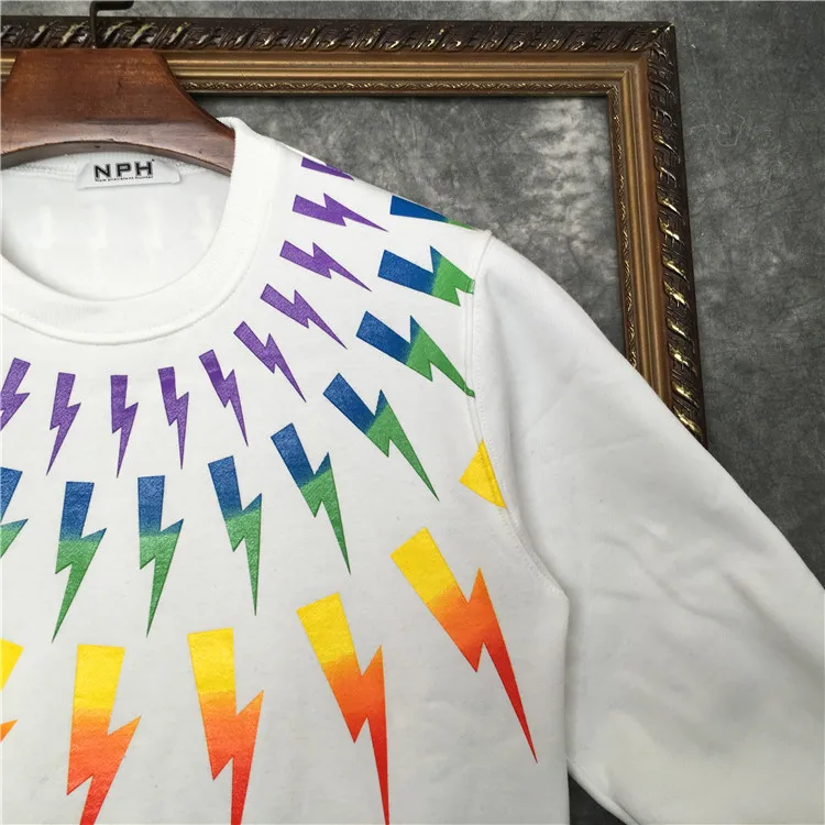 Новинка, роскошные мужские толстовки thunderbolt Neil, худи, толстовки с капюшоном, вельветовый хлопковый плотный флисовый пуловер Drake N147