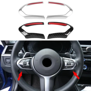 

Car Steering Wheel Decoration Cover Trim Frame For BMW F20 F22 F30 F32 F10 F06 F15 F16 M Sport Car Accessories Interior 2PCS