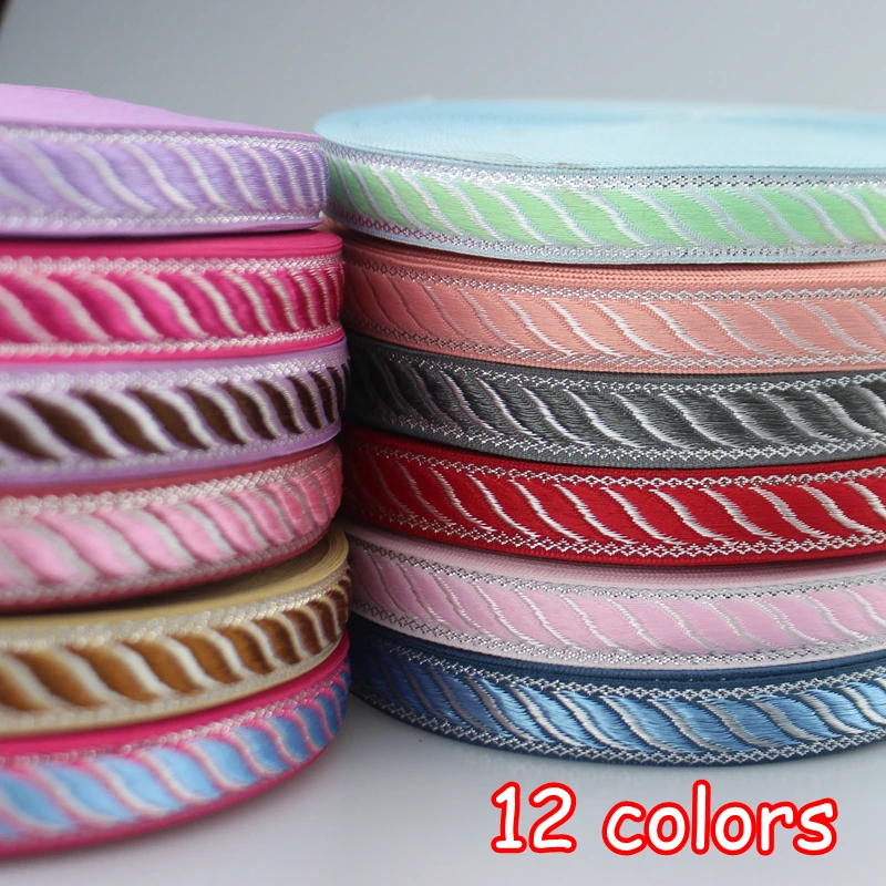 12 Yards Vintage Ethnic Embroidery Lace Ribbon Boho Lace Trim DIY pet collar Clothes Bag Accessories ribbons for crafts garment