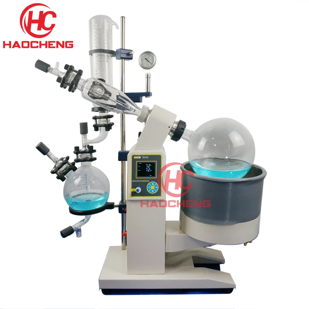 

Free shipping 5L Electrical Lift THC Hemp Oil Distillation Vacuum Rotary Evaporator