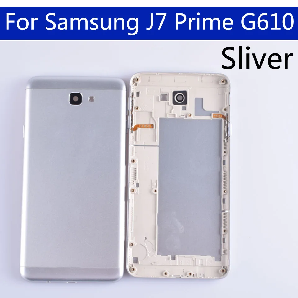 J7Prime для samsung Galaxy J7 Prime G610 G610F On7 корпус крышка батареи задняя крышка чехол задняя дверь шасси оболочка