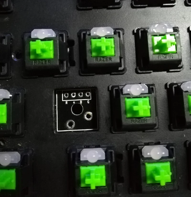 10 個メカニカルキーボードライト RGB LED 4pin RBG ランプフルカラー