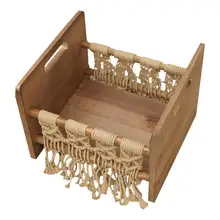 Детская деревянная кровать, реквизит для фотосъемки новорожденных, фотостудия, реквизит для фотосессии, позирующий диван