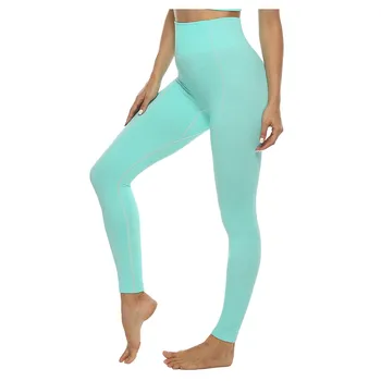 

Women Energy Leggings Seamless Sports Fitness Leggings Gym Running Workout High Waist Tummy Control Hip Lifting Trousers #T1G