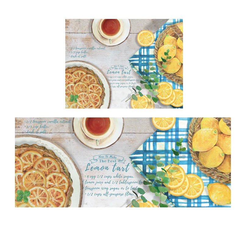 

PVC Kitchen Mat Waterproof Oil Proof Kitchen Floor Rug Kitchen Carpet Non-slip Doormat Tapete Para Sala