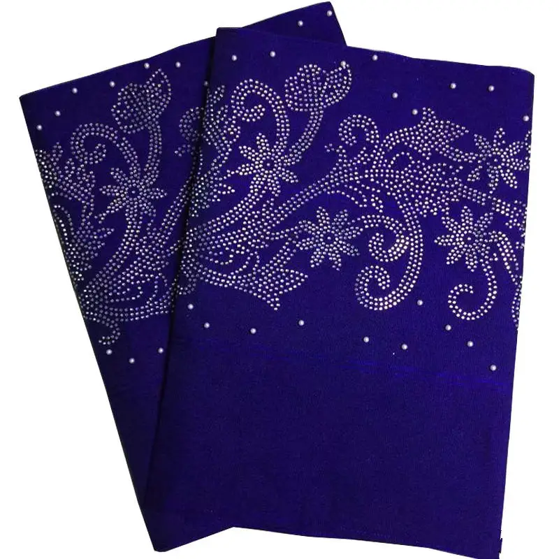 Esewing нигерийский Aso Oke головной убор геле с бисером высокое качество головной убор Aso Oke африканский геле головной убор Aso Oke ткань для свадьбы - Цвет: 1