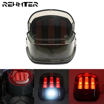 

Motorcycle LED Brake Light Red Tail Light 12V License Plate Rear Lamp For Harley Touring Softail Dyna Sportster XL Electra Glide