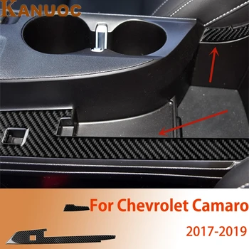 

Car Styling Carbon Fiber Center Console Trim Sticker Car Interior Sticker Accessories For Chevrolet Camaro 2017-2019