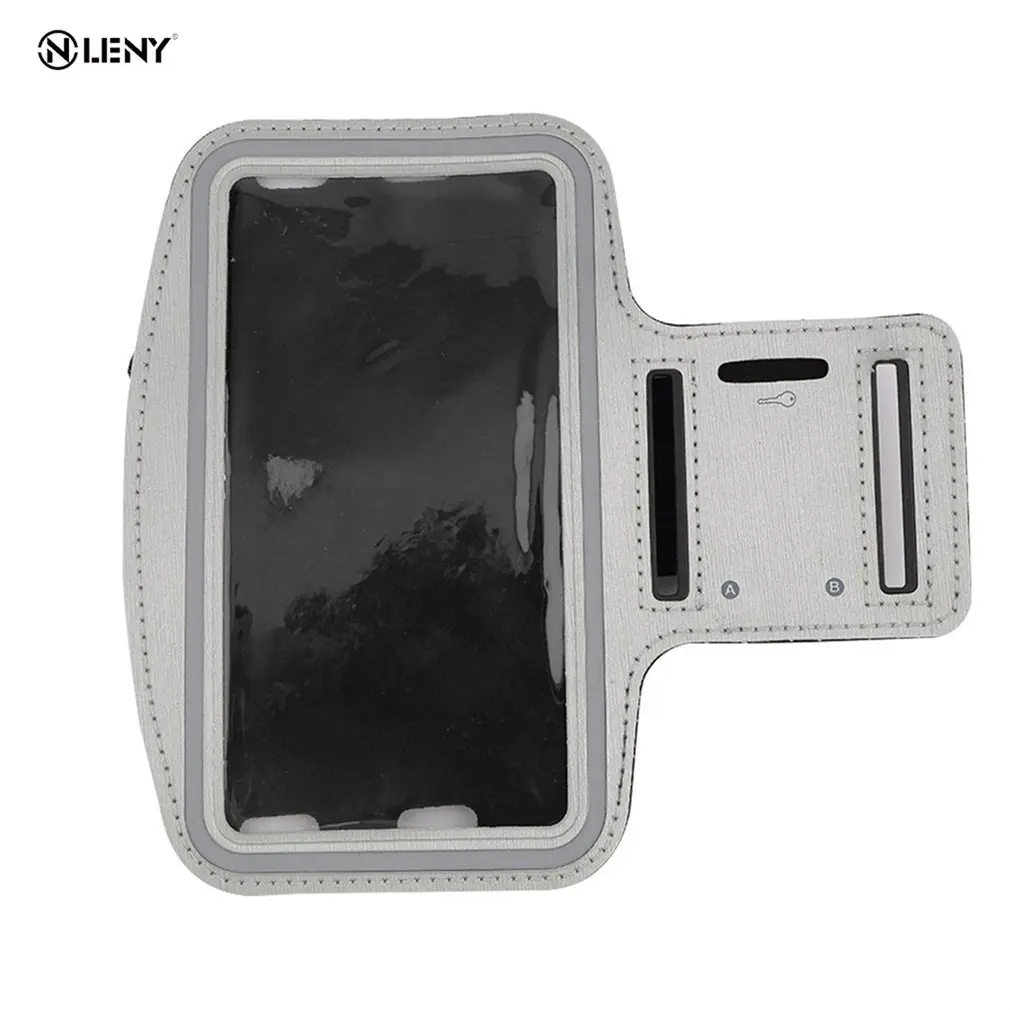 gray Hot Worldwide Premium Running Jogging Sports GYM Armband Case Cover Holder for iPhone 6 Plus Promotion - Цвет: gray