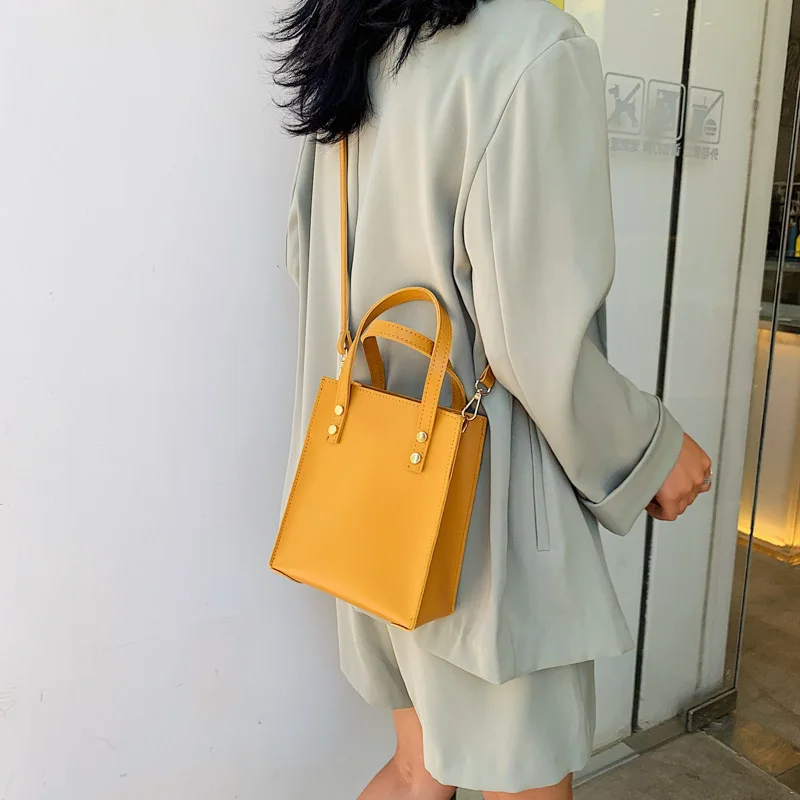 

New Style Bag Women's Korean-style Simple Fashion Bucket Bag WOMEN'S Bag Origional Hand Single-shoulder Bag for Women