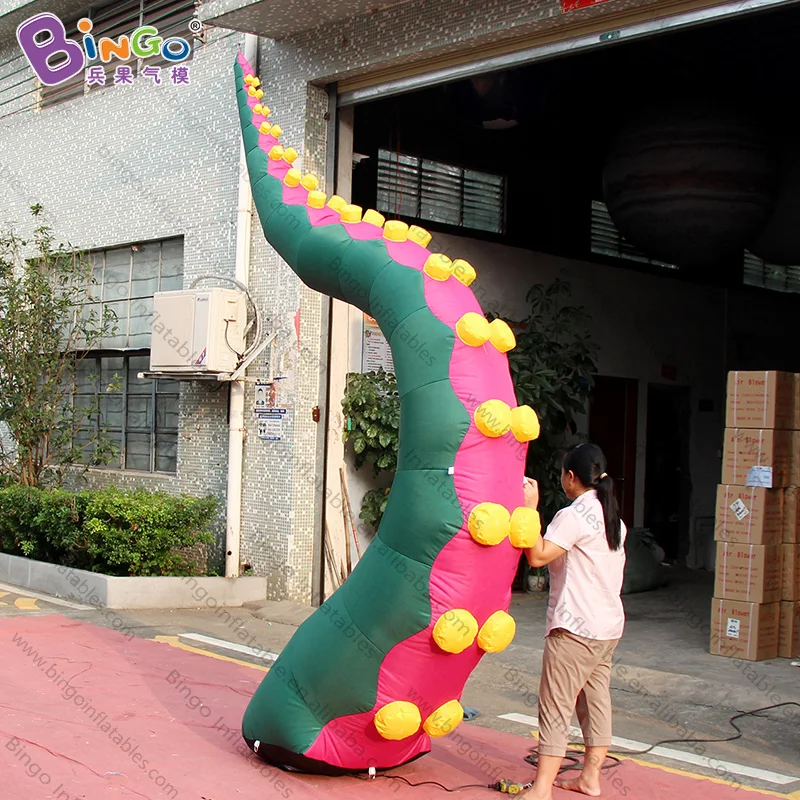 

Personalized 3~5 Meters High Inflatable Octopus Tentacle For Amusement park Blow Up Octopus Tentacle With Double Sucker Toys