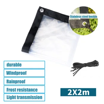 

Transparent Rainproof Shed Cloth Tarpaulin Lightweight Waterproof Tarp Cover Tent Shelter Best Price