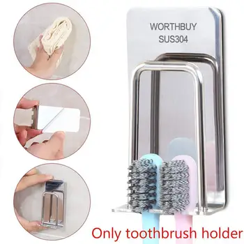 

Toothbrush Holder Glass Holder Storage Rack Stainless Hanging Steel Adjustable Wholesale Wall Price For Bathroom S3T2