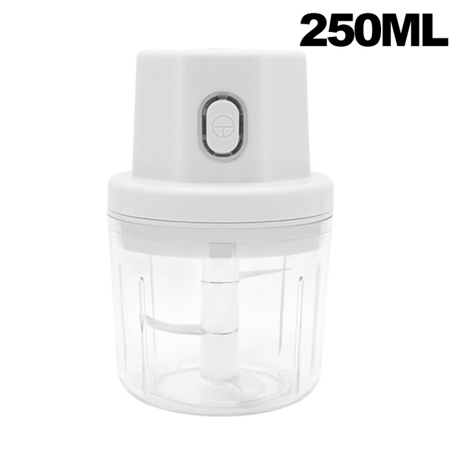 Food Crusher Mini Garlic Press Food Vegetable Chopper Squeezer Kitchen Meat Grinder Garlic Masher Machine 110/250ML
