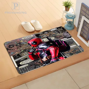 

Custom Deadpool Cartoon Doormat Print slip-resistant Mats Floor Bedroom Living Room Rugs 40x60cm 50x80cm Free Shipping 171120-03
