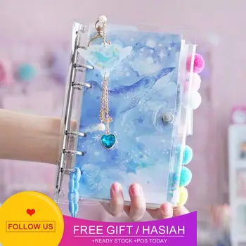 

2020 Kawaii Ocean Sakura A5 A6 Loose Leaf Diary Notebook Bullet Journal Monthly Note Book Agenda Planner Gift Staionary