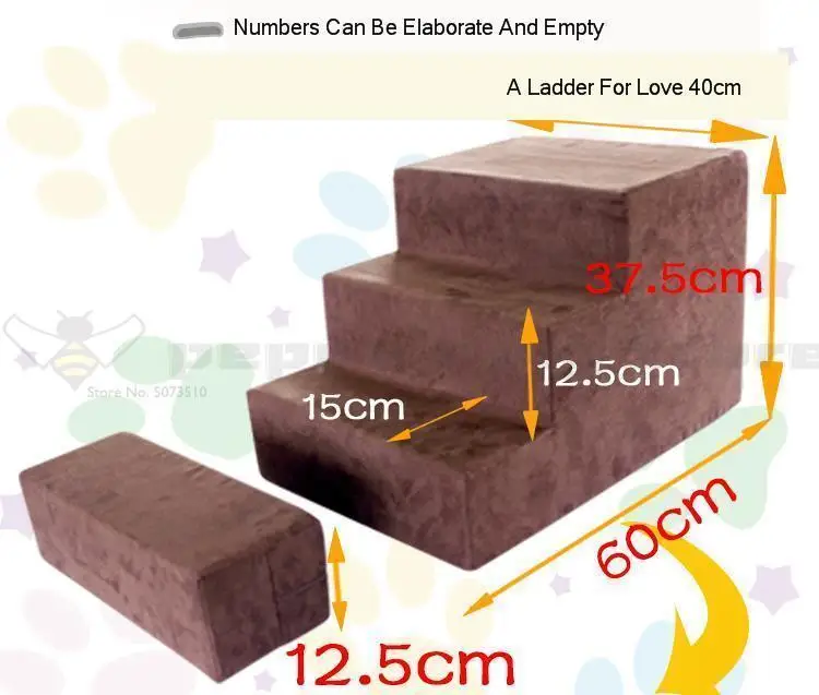 Лестницы для собак, лестницы для маленьких собак, подушки для маленьких собак, высокие лестницы для кошек и собак, можно подгонять по индивидуальному заказу