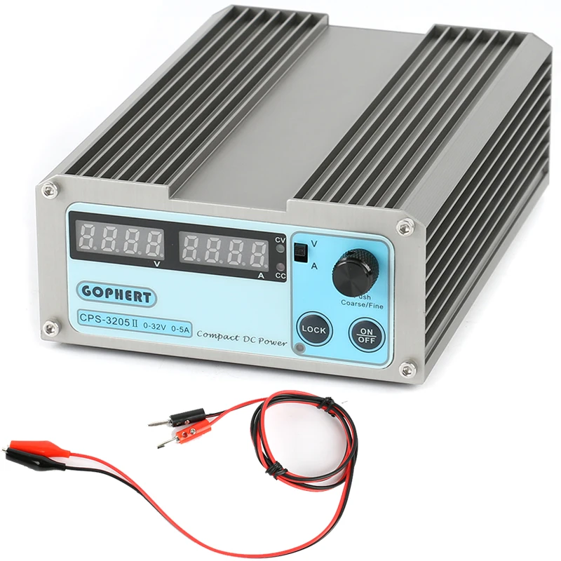 Точность компактный мини цифровой Регулируемый DC Питание CPS-3205II OVP/OCP/OTP 32V5A 110 В-230 В 0,01 В/0.001A для ЕС кабель