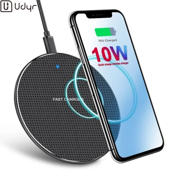 

Udyr 10W Qi Wireless Charger For Samsung Galaxy S10 S9/S9+ S8 Note 9 USB Fast Charging Pad for iPhone 11 Pro XS Max XR X 8 Plus