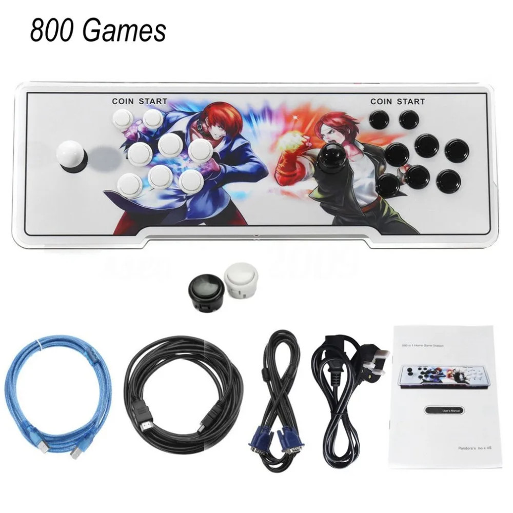 800 в 1 ТВ для JAMMA аркадная игра консоль Комплект двойной джойстик HDMI VGA интерфейс домашняя детская игровая консоль