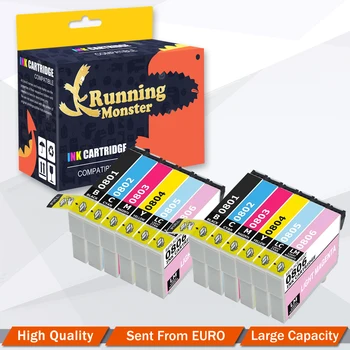 

12pcs Compatible EPSON T0807 Ink Cartridges T0801 Stylus Photo Printer PX700W PX710w PX720WD PX730WD PX800FW PX810fw PX820FWD