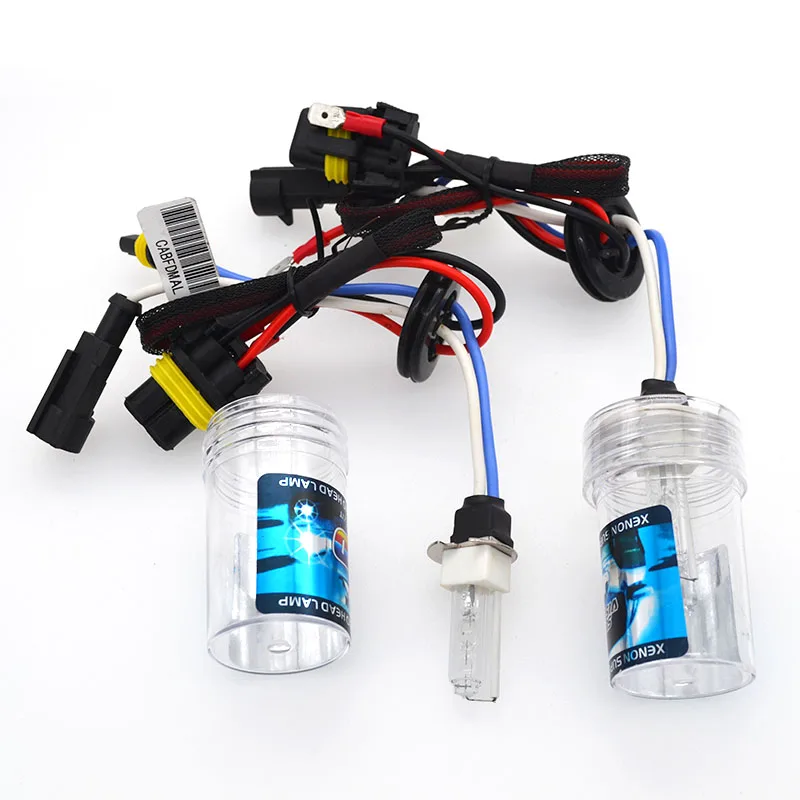 HIDLT 35W H3C 3000K Xenon HID Bulb 55W H3 Ceramics Base HID Car Headlight Bulb Lamps Yellow 4300K 5000K 6000K 8000K Crystal Blue (6)