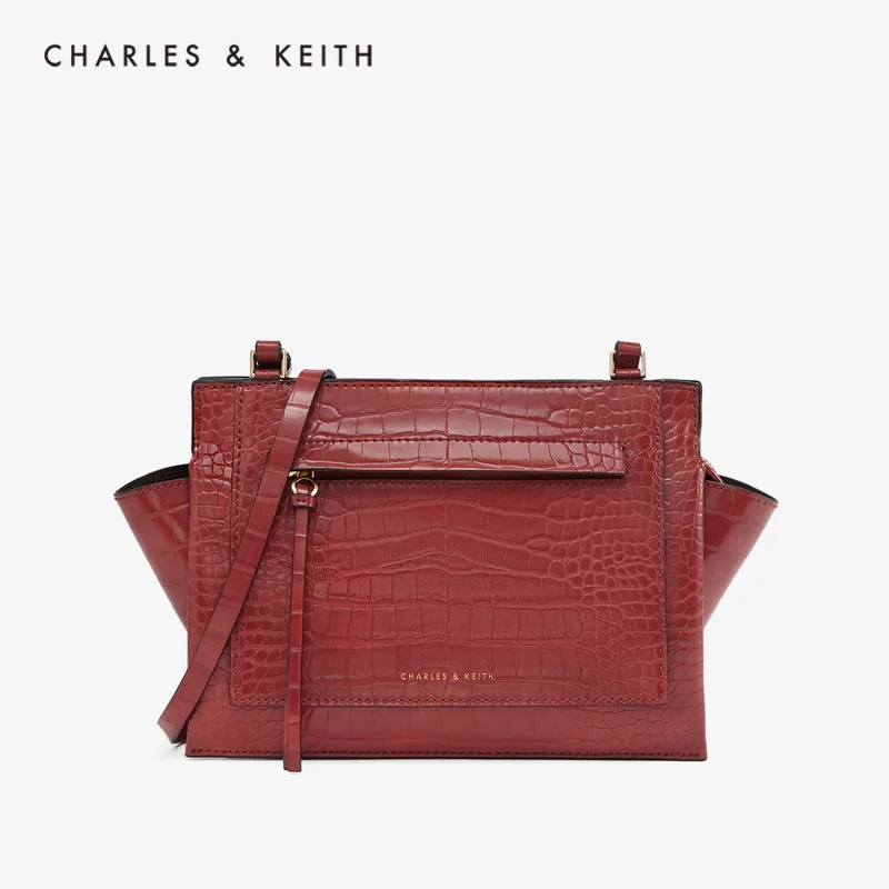 CHARLES＆KEITH Новинка на Весну 2020г. CK2 80781043 Женская минималистская сумка плечо через