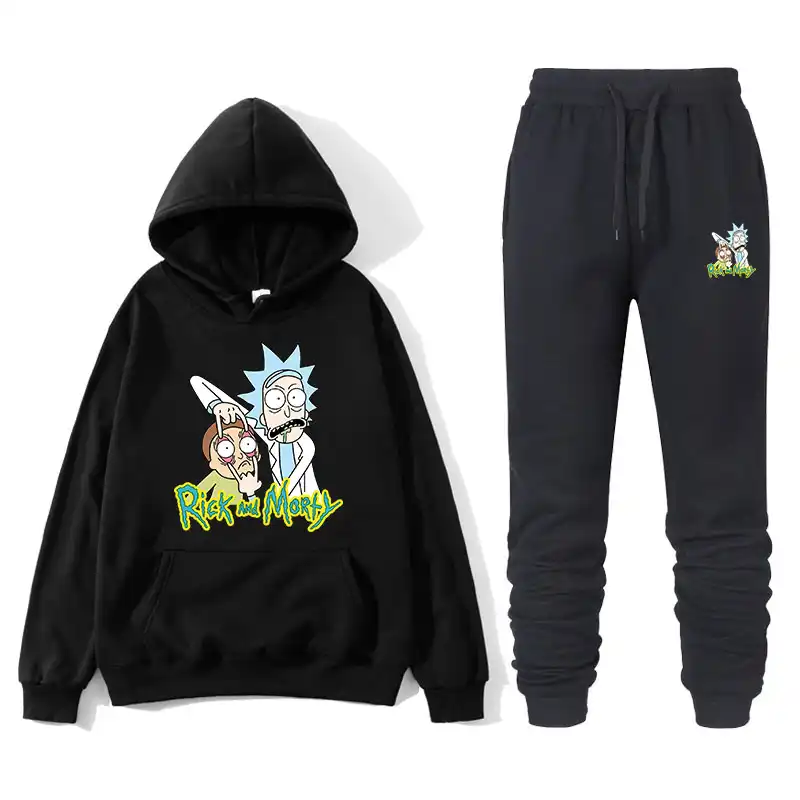rick and morty hoodie and sweatpants