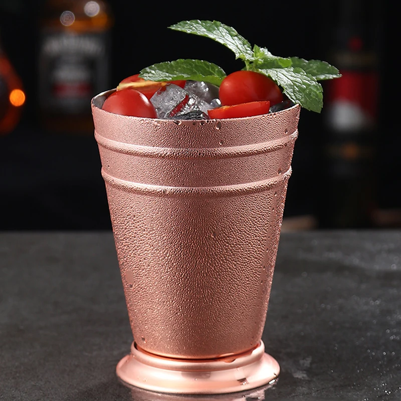 Чашка из нержавеющей стали, миксер для коктейлей, рулонная чашка Mojito mule