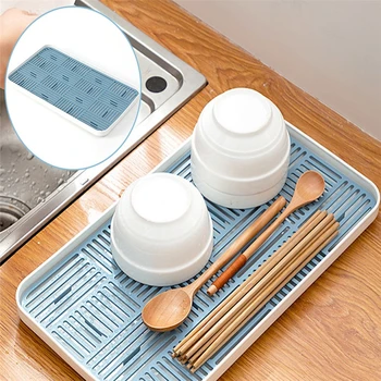 

Plastic Double Layers Drainer Storage Tray Detachable Drying Sponge Bowls Cup Shelf Fruit Vegetable Dish Rack Kitchen Organizer