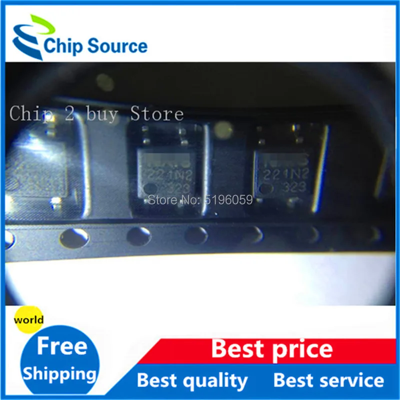 50 шт. AQY221N2TY Код: 221N2 SSR реле SPST-NO 120MA 0-40V VSSOP-4/SMD4 IC