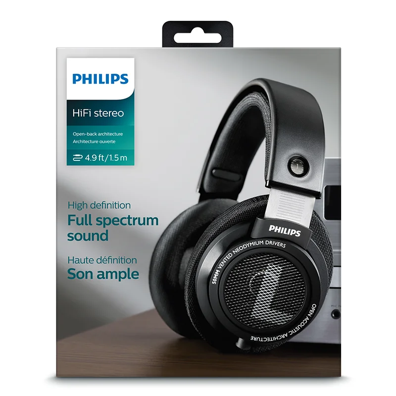 Original Philips SHP9500 High-quality Sound headset with Microphone noise reduction Earphones for Xiaomi  Support official test
