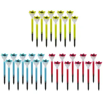

Solar LED Lawn Spike Flower Lamp Waterproof Landscape Garden Yards Spotight