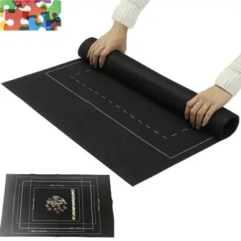 

Felt Mat Roll Up Storage Blanket for 1500/2000/3000/6000Pcs Jigsaw Puzzle Game Keep your puzzles organized, no longer cluttered.