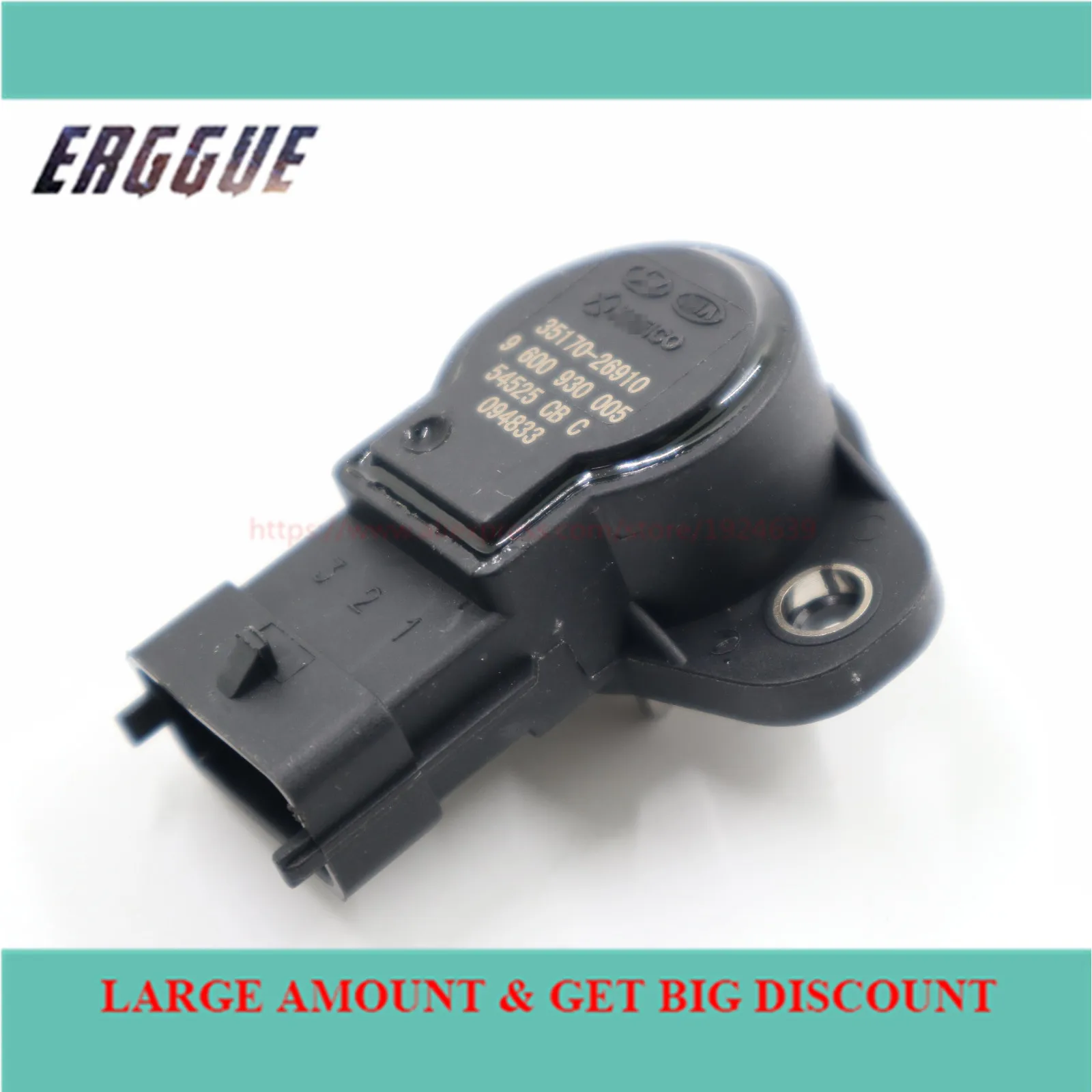 

Brand New Throttle Position Sensor TPS 35170-26910 35170 26910 3517026910 For 2007-2012 Elantra Soul