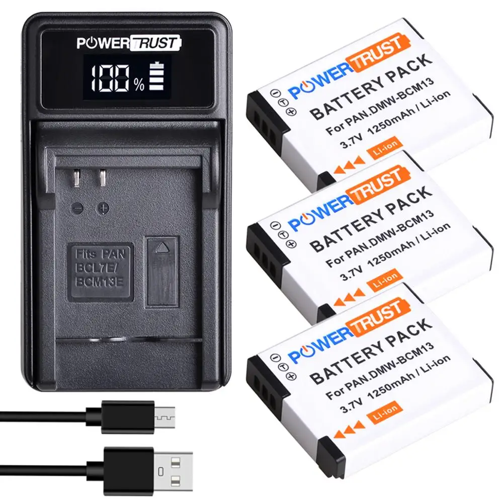 DSTE 2 Batterie DMW-BCM13E Compatibili Con Panasonic Lumix DMC-FT5, TS5, TZ40, ZS30 - Alta Capacità - 2
