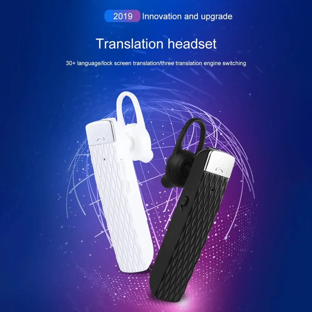 T2 Smart Voice Translator гарнитура мгновенный перевод беспроводные наушники в режиме реального времени перевод для путешествий бизнес