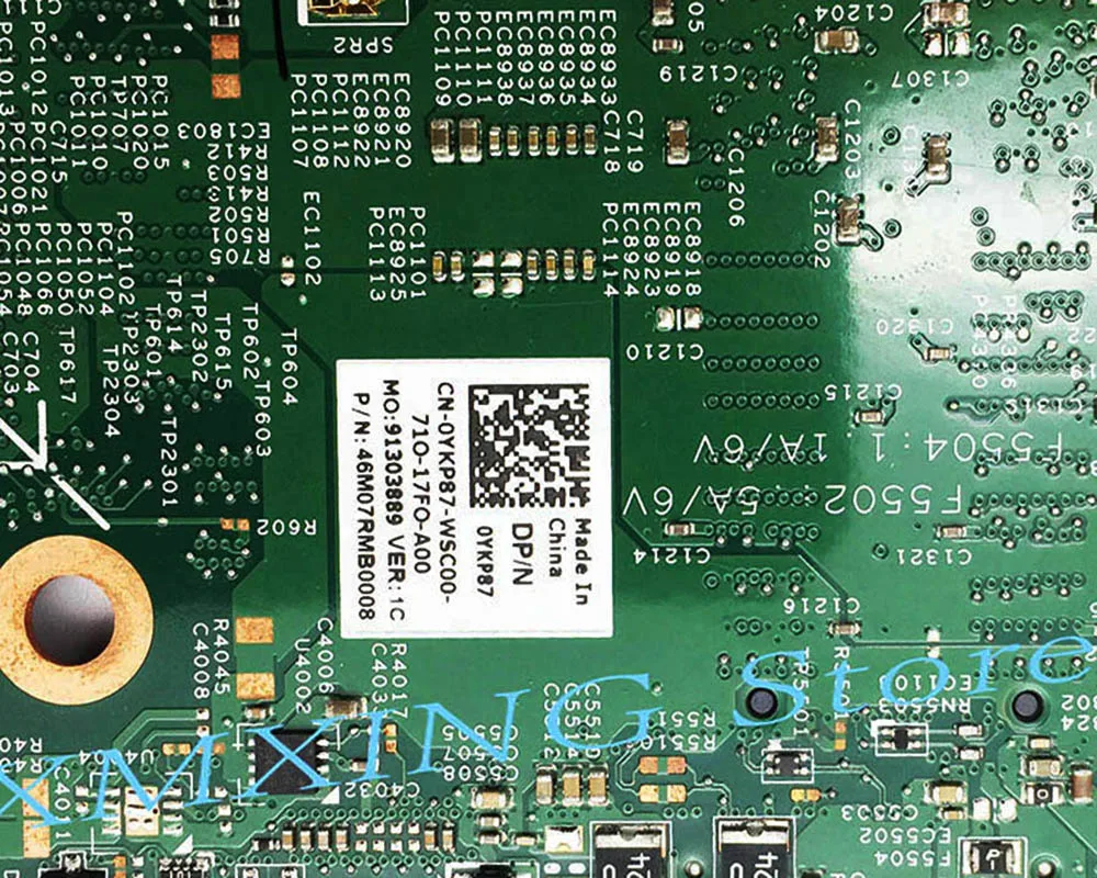 Материнская плата FULCOL для ноутбука DELL INSPIRON 5368 5568 5378 5578 7378 100% рабочий|Материнские