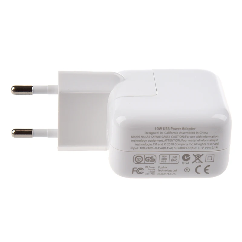 White Charger Adapters European Standards For Ipad / Iphone Ipod Smartphones 2.1A | Электроника