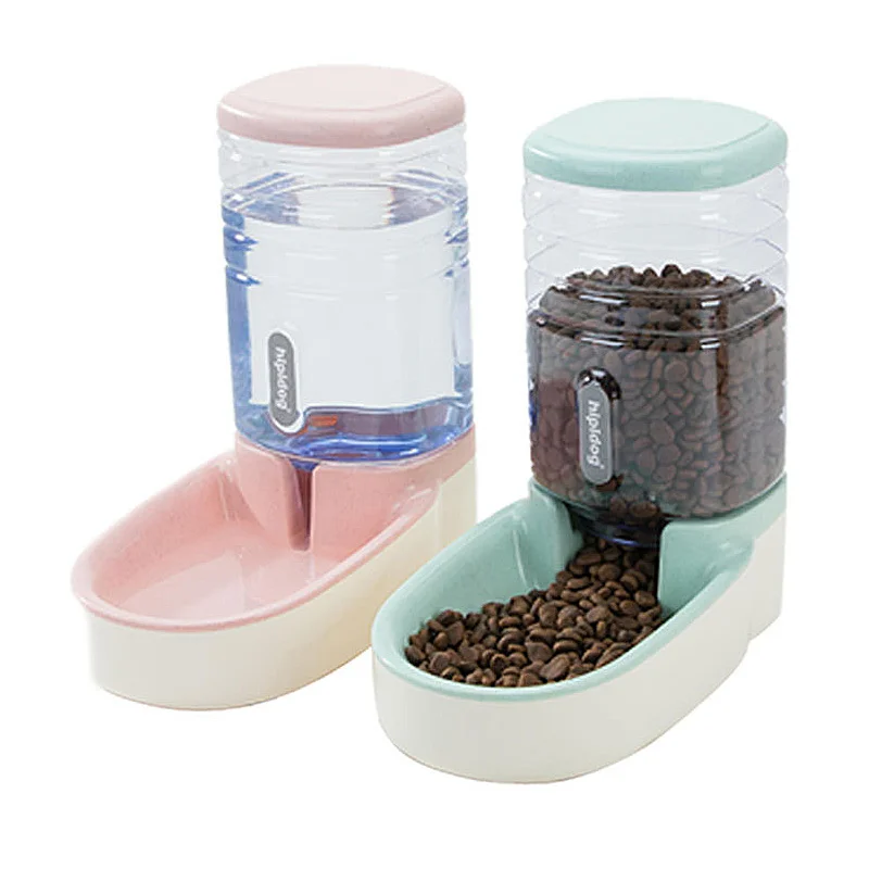 

1 Set Cat Feeding Bowls for Dogs Automatic Feeders Dog Water Dispenser Fountain Bottle for Cat Feeding Bowl and Drinking