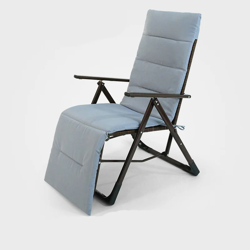 

Rattan Chair Rattan Recliner Folding Lunch Back for The Elderly Balcony Home Leisure Nap Chair Portable Simple Sleep Chair