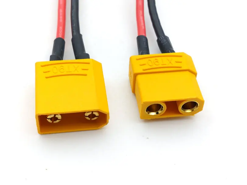 10 компл. XT90 батарея Мужской Женский Разъем с кремнием 16 AWG провод горячий 20
