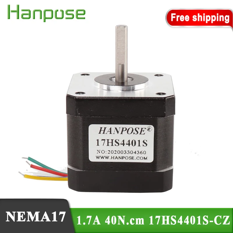 5 шт. Новый Nema17 шаговый двигатель 1.7A 40N.cm17HS4401S CZ мотор 40 мм на выходе в нижней части